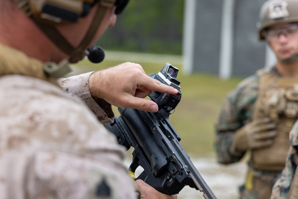 Marines with Infantry Training Battalion participate in a training event