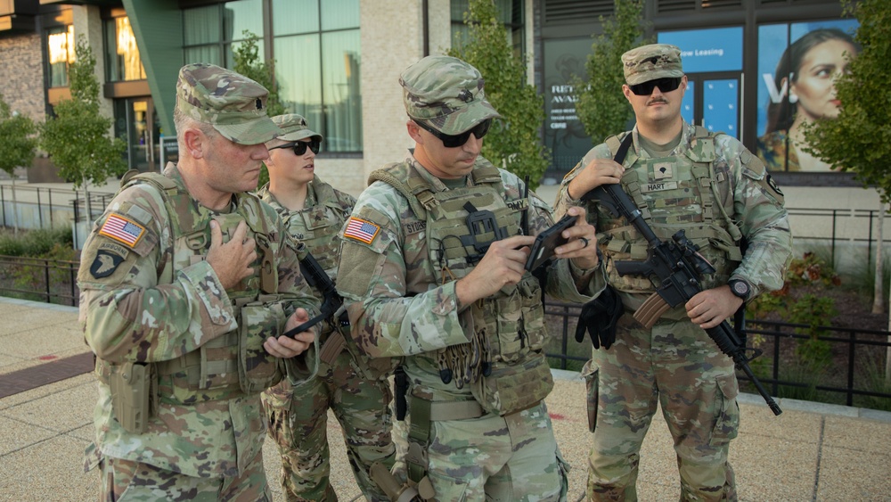 National Guard Members Stand Guard in D.C.