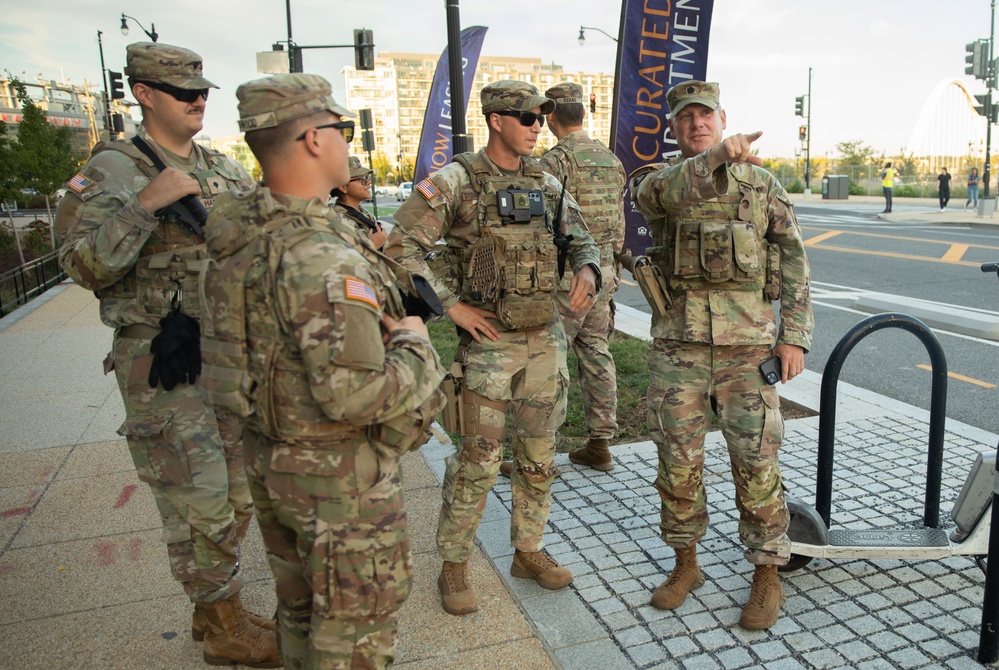 National Guard Members Stand Guard in D.C.