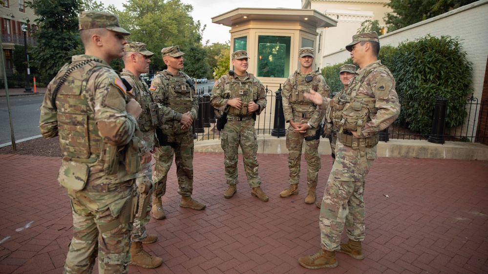 National Guard Members Stand Guard in D.C.