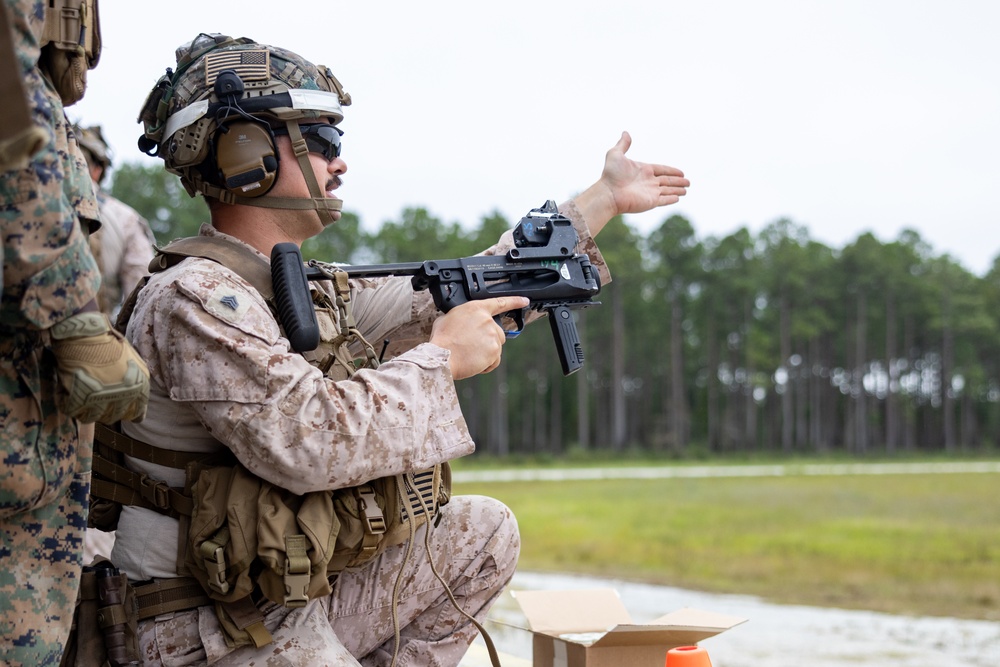 Marines with Infantry Training Battalion participate in a training event