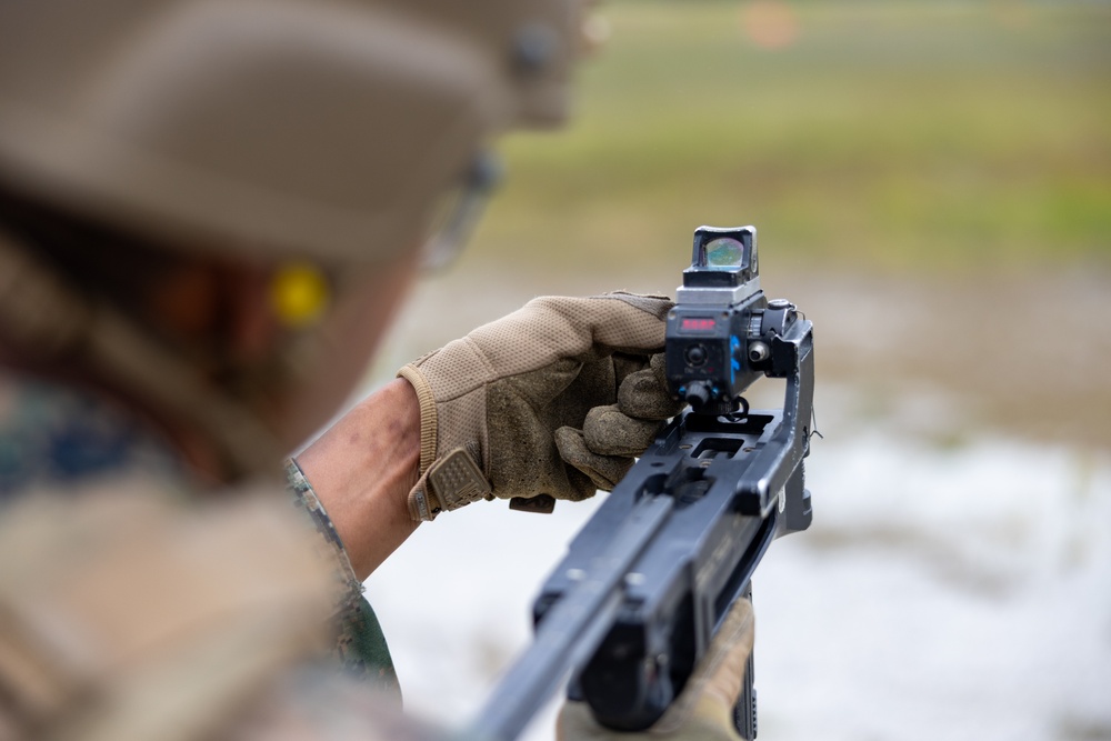 Marines with Infantry Training Battalion participate in a training event