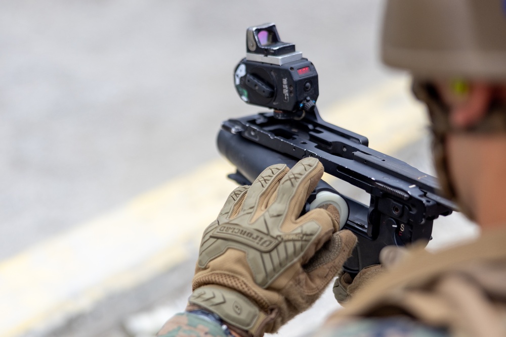 Marines with Infantry Training Battalion participate in a training event