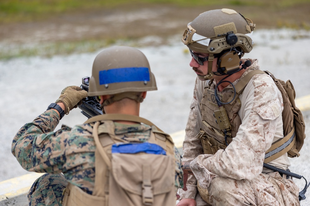 Marines with Infantry Training Battalion participate in a training event