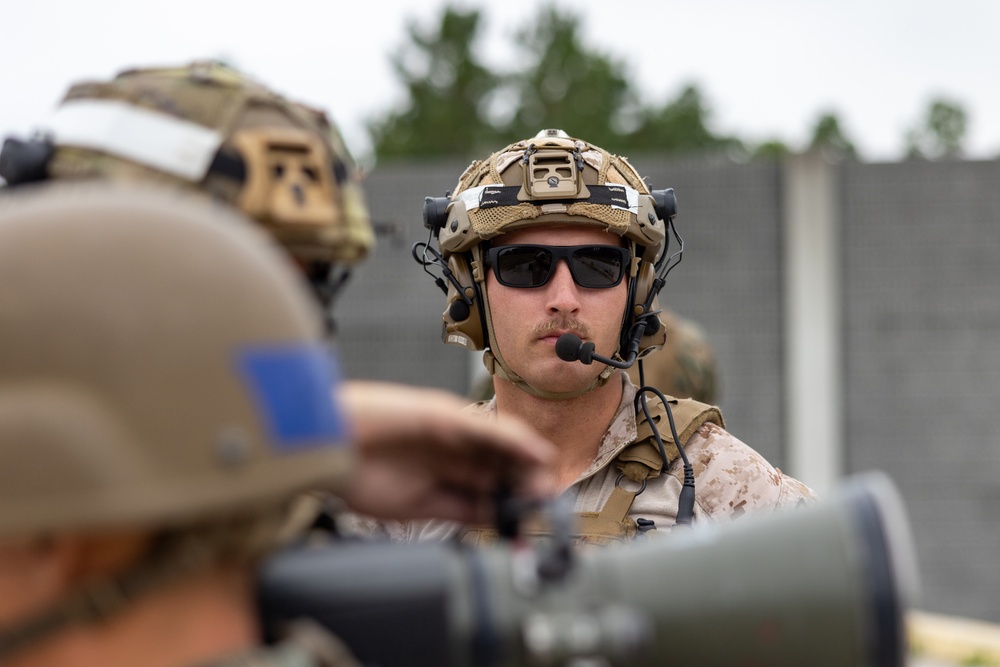 Marines with Infantry Training Battalion participate in a training event