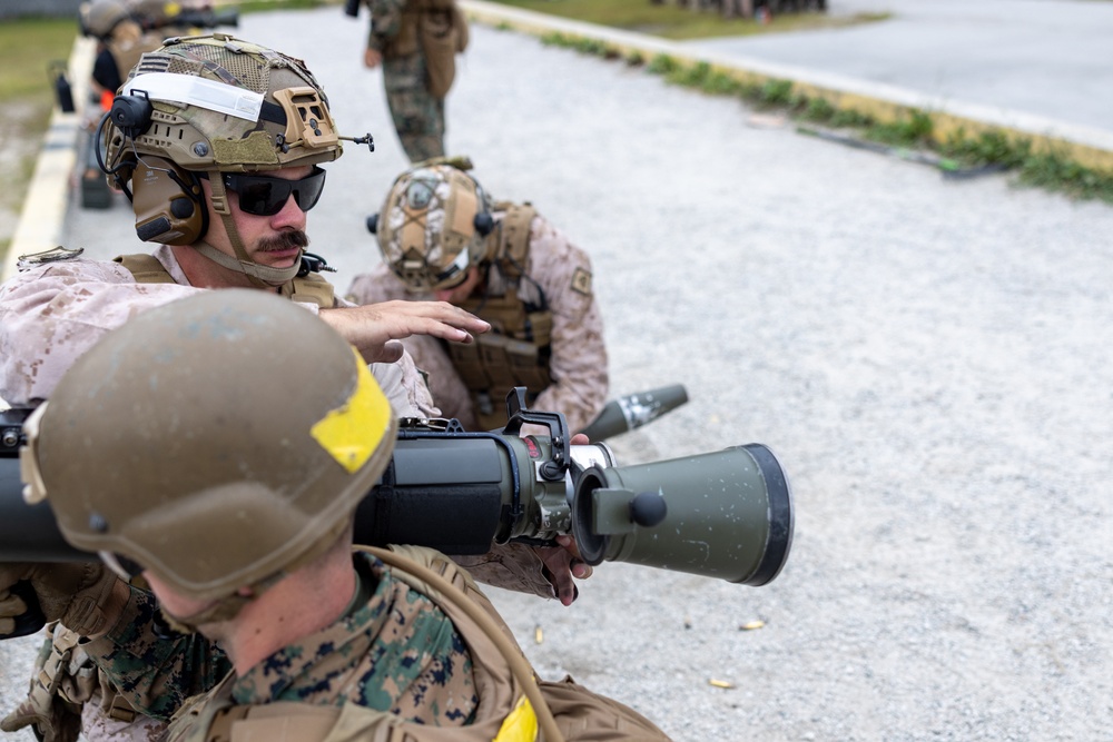 Marines with Infantry Training Battalion participate in a training event