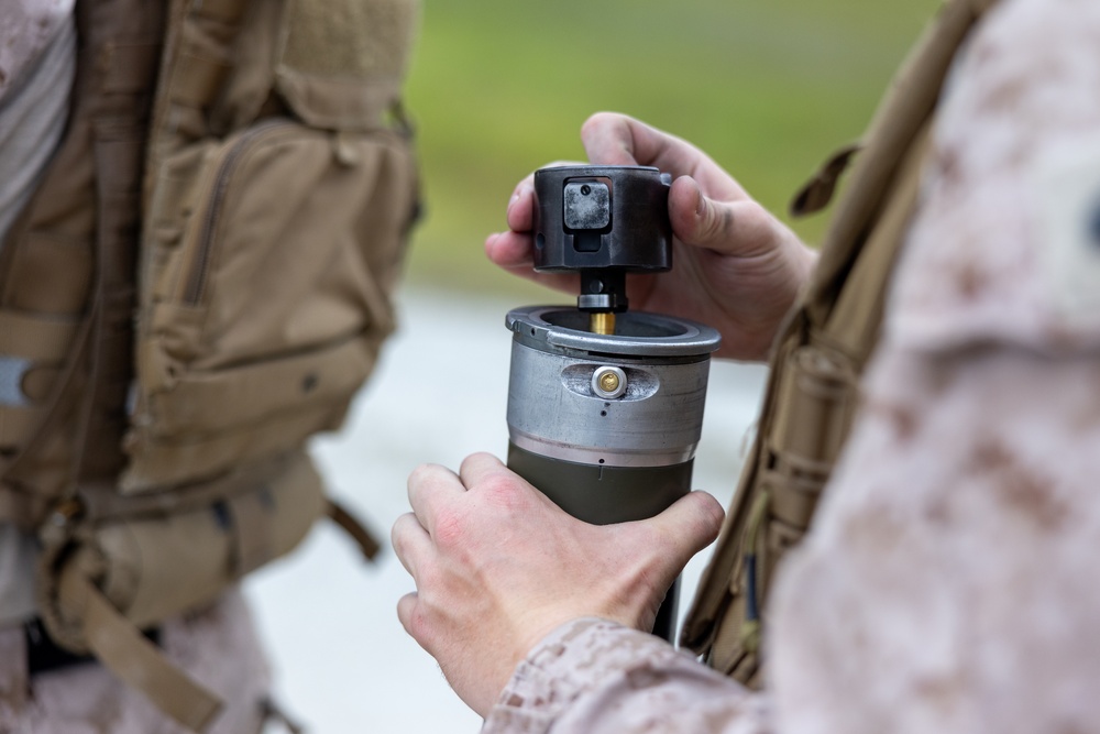 Marines with Infantry Training Battalion participate in a training event