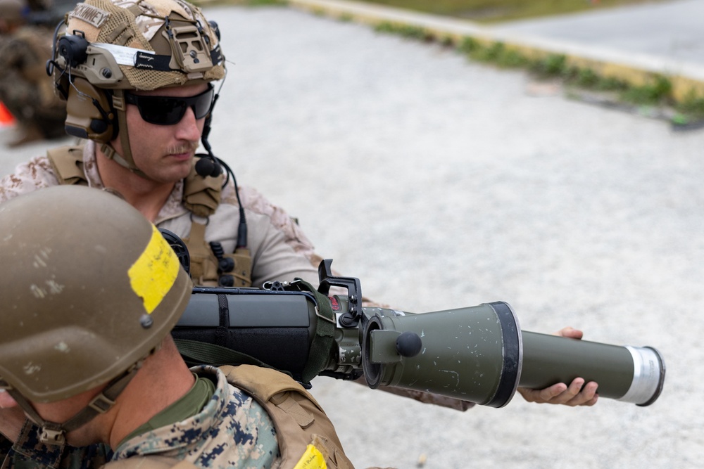 Marines with Infantry Training Battalion participate in a training event