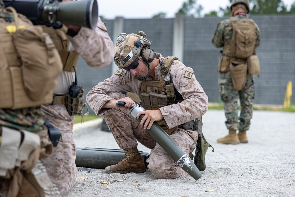 Marines with Infantry Training Battalion participate in a training event