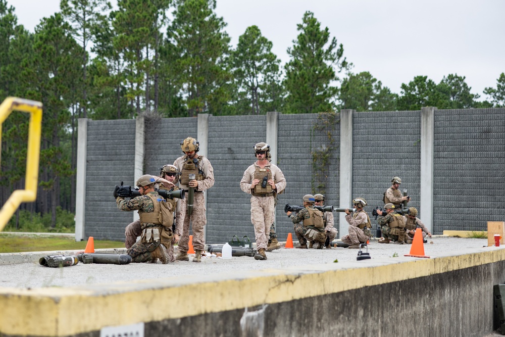 Marines with Infantry Training Battalion participate in a training event
