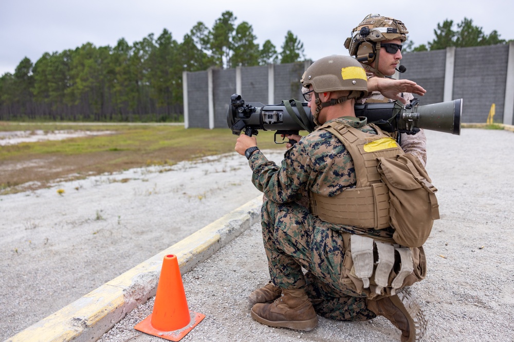 Marines with Infantry Training Battalion participate in a training event