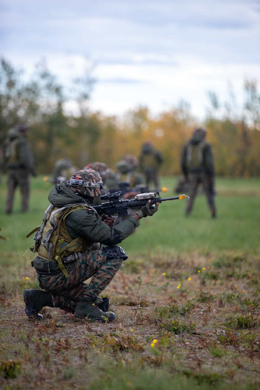 Indian and U.S. Army bilateral training exercise at Yudh Abhyas 25 in Fort Wainwright, AK