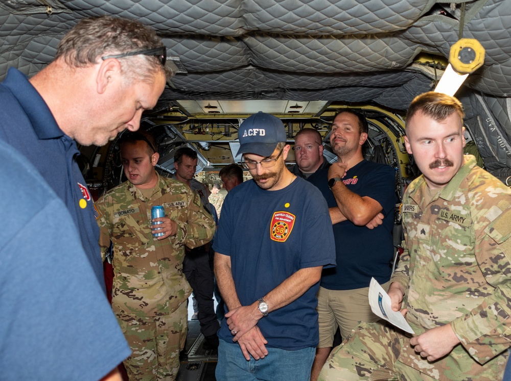 Pa. National Guard hosts helicopter orientation for emergency responders