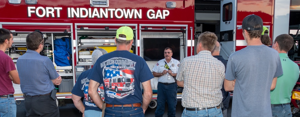 Pa. National Guard hosts helicopter orientation for emergency responders