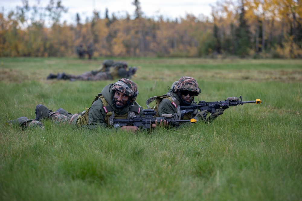 Indian and U.S. Army bilateral training exercise at Yudh Abhyas 25 in Fort Wainwright, AK