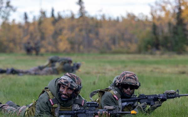 Indian and U.S. Army bilateral training exercise at Yudh Abhyas 25 in Fort Wainwright, AK