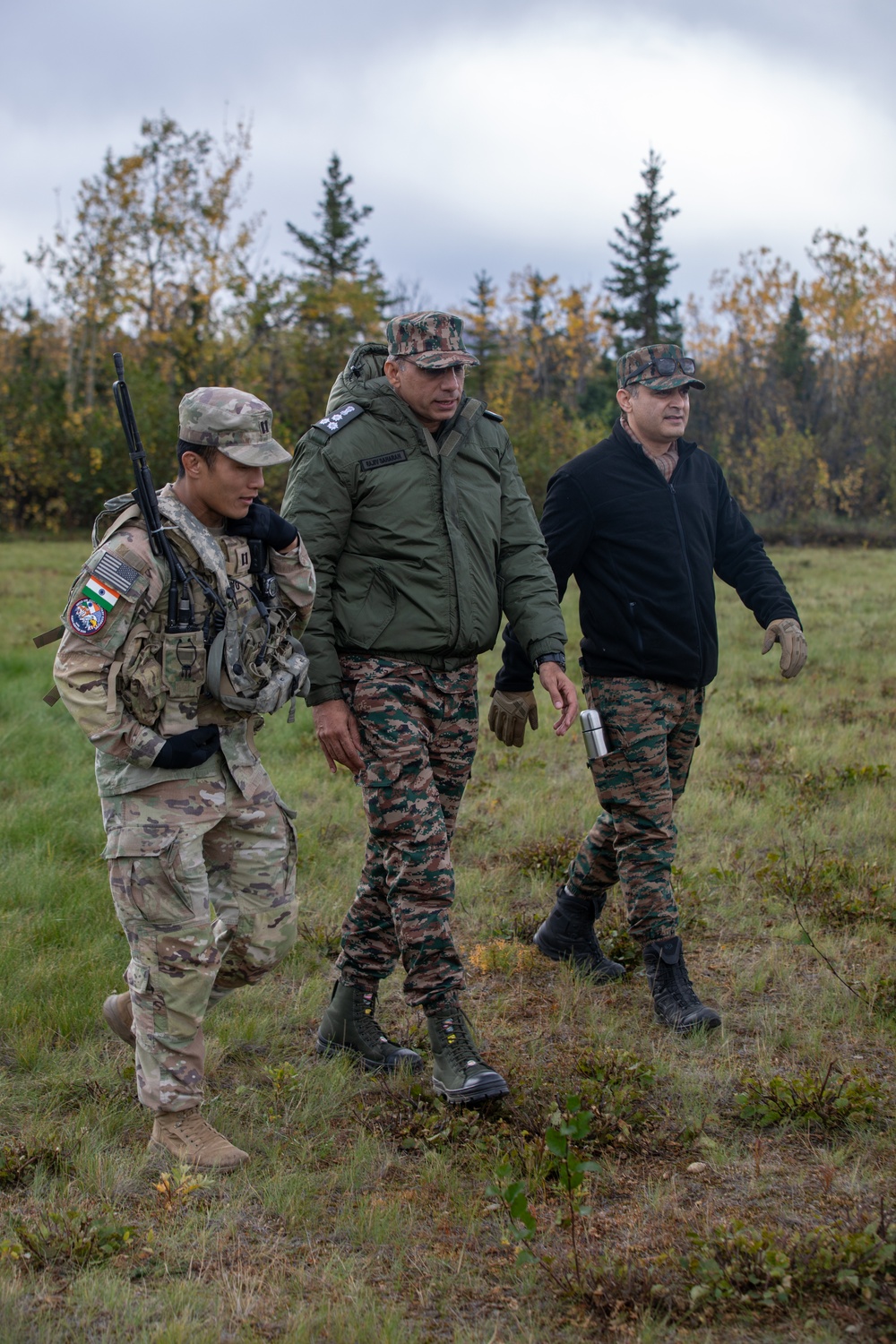Indian and U.S. Army bilateral training exercise at Yudh Abhyas 25 in Fort Wainwright, AK