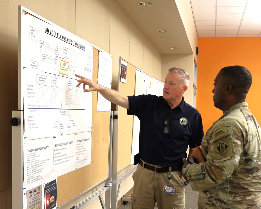 USACE Mobile District Commander visits Mobile County EM