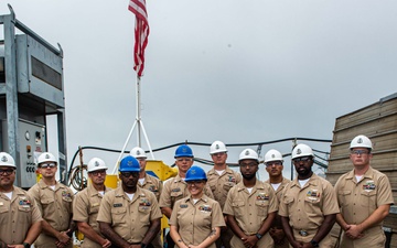 USS John C. Stennis 911 morning colors