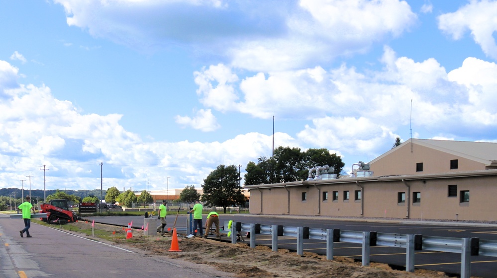 Wisconsin MATES facility at Fort McCoy receives parking area upgrades
