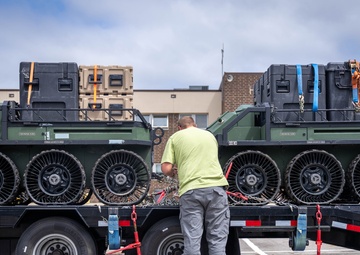 2nd MLG Welcomes the THeMIS and Hunter WOLF unmanned ground vehicles