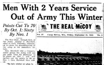 This Month in Fort McCoy History — September World War II years, 1942-1945