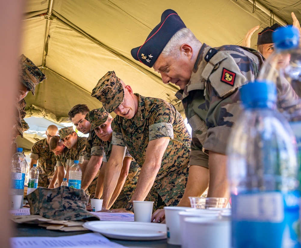 Exercise DELAYEN: Closing Ceremony and Icebreaker in Tahiti