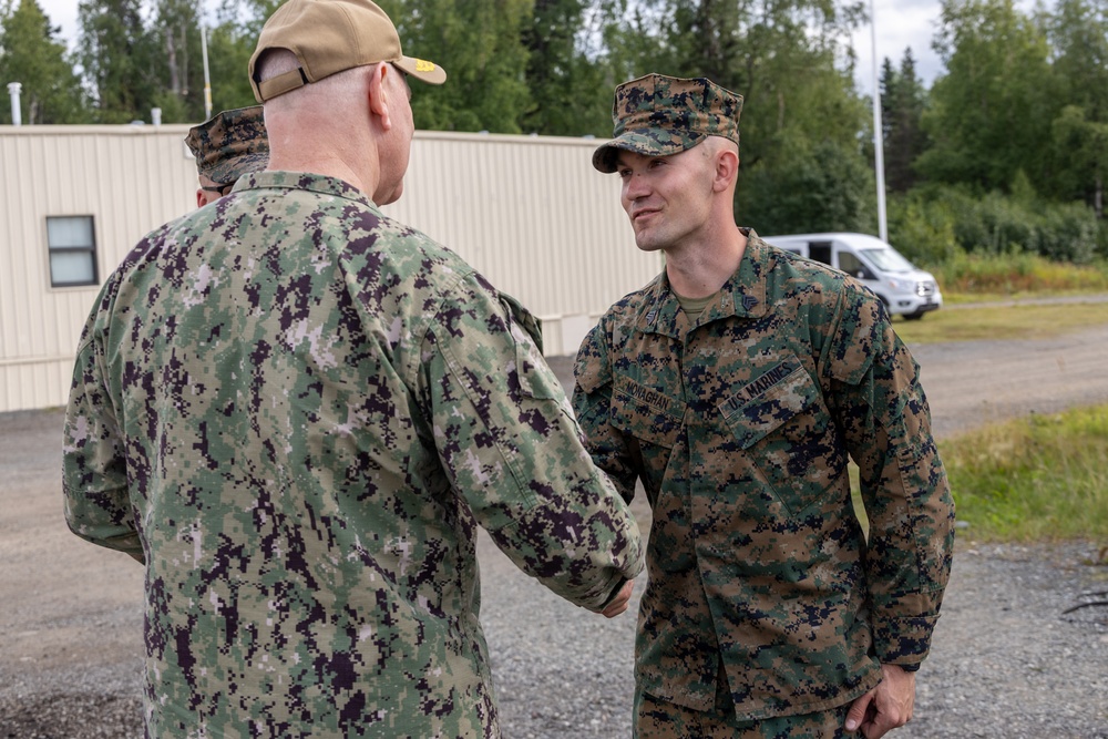 VCJCS Visits Marines During AE25