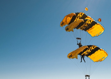 U.S. Army Parachute Team At The Joint Base Andrews Airshow