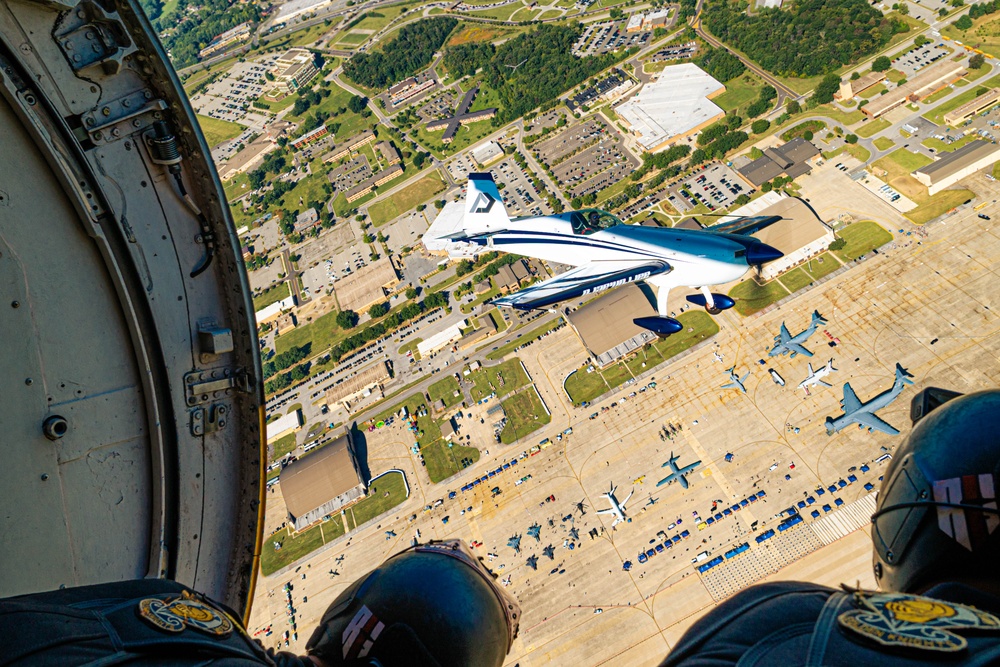 U.S. Army Parachute Team At The Joint Base Andrews Airshow