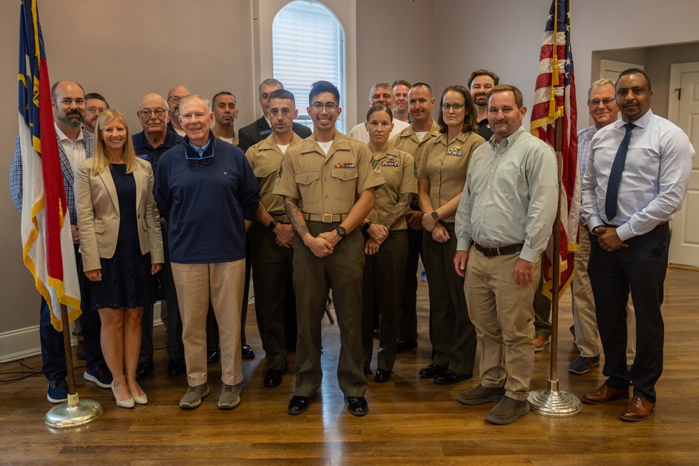 New Bern Military Alliance Service Person of Quarter