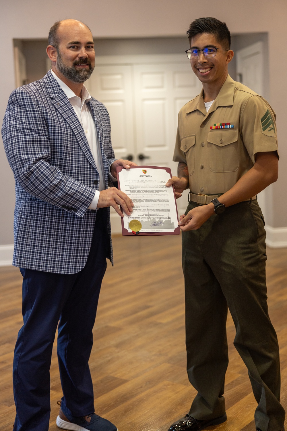 New Bern Military Alliance Service Person of Quarter