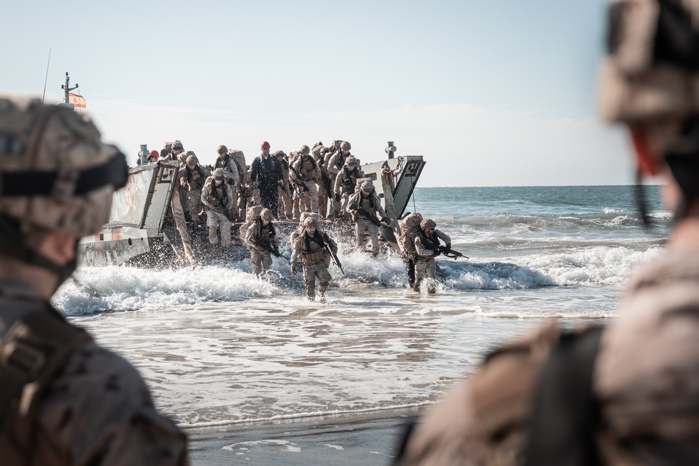 UNITAS 2025: Spanish Marines arrive at Camp Lejeune