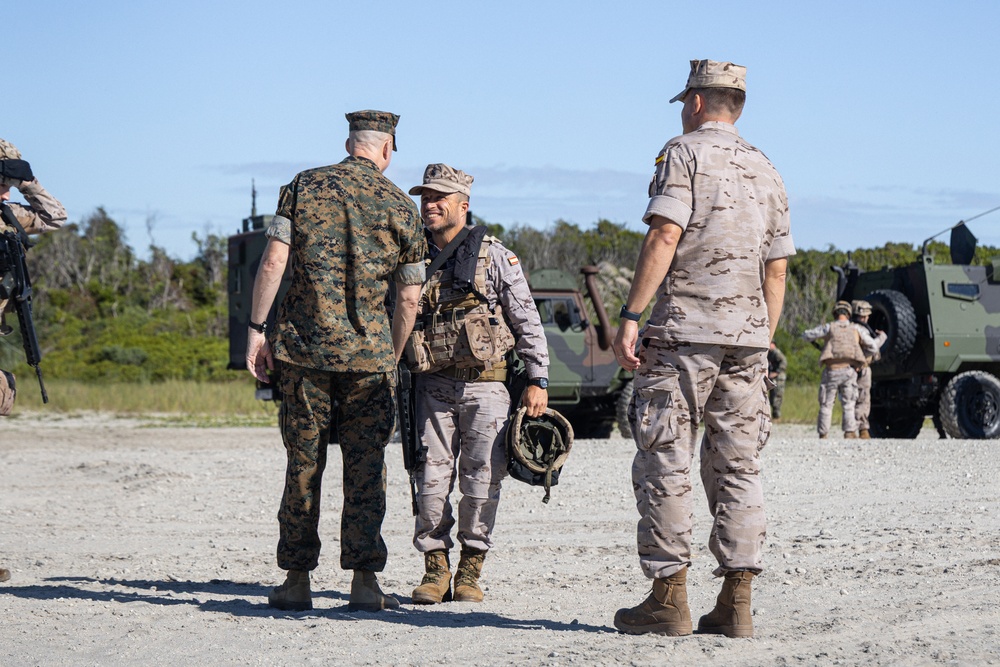 UNITAS 2025: Spanish Marines arrive at Camp Lejeune