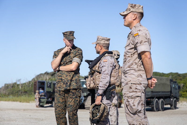 UNITAS 2025: Spanish Marines arrive at Camp Lejeune