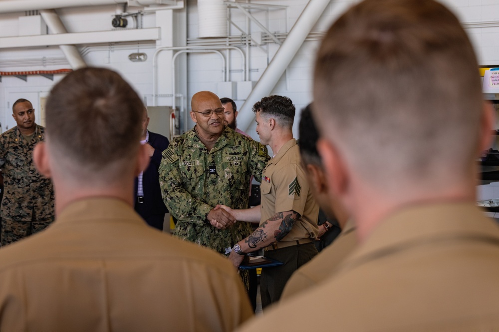 Sgt. Sowada Honored with PMA-201 Precision Striker Award at MCAS Miramar