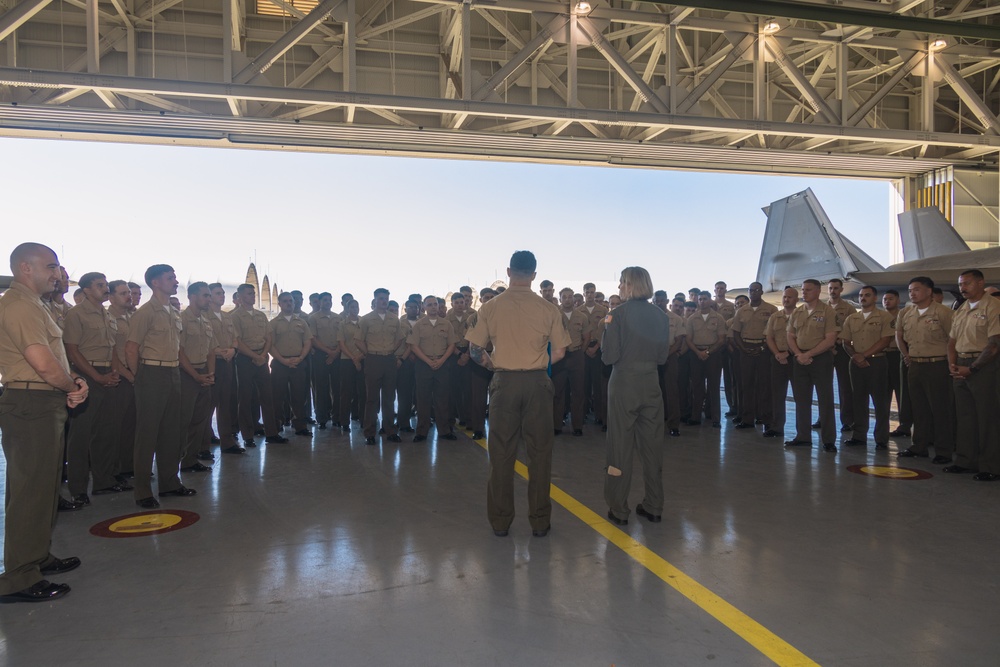 Sgt. Sowada Honored with PMA-201 Precision Striker Award at MCAS Miramar