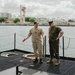Judge Advocate General of the Navy Major General David Bligh and Staff visit USS Toledo (SSN 769)