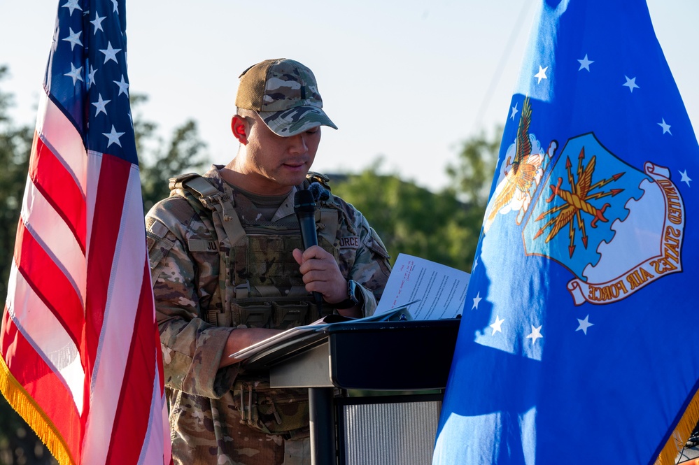 Never forget: Dyess hosts 9/11 memorial and ruck