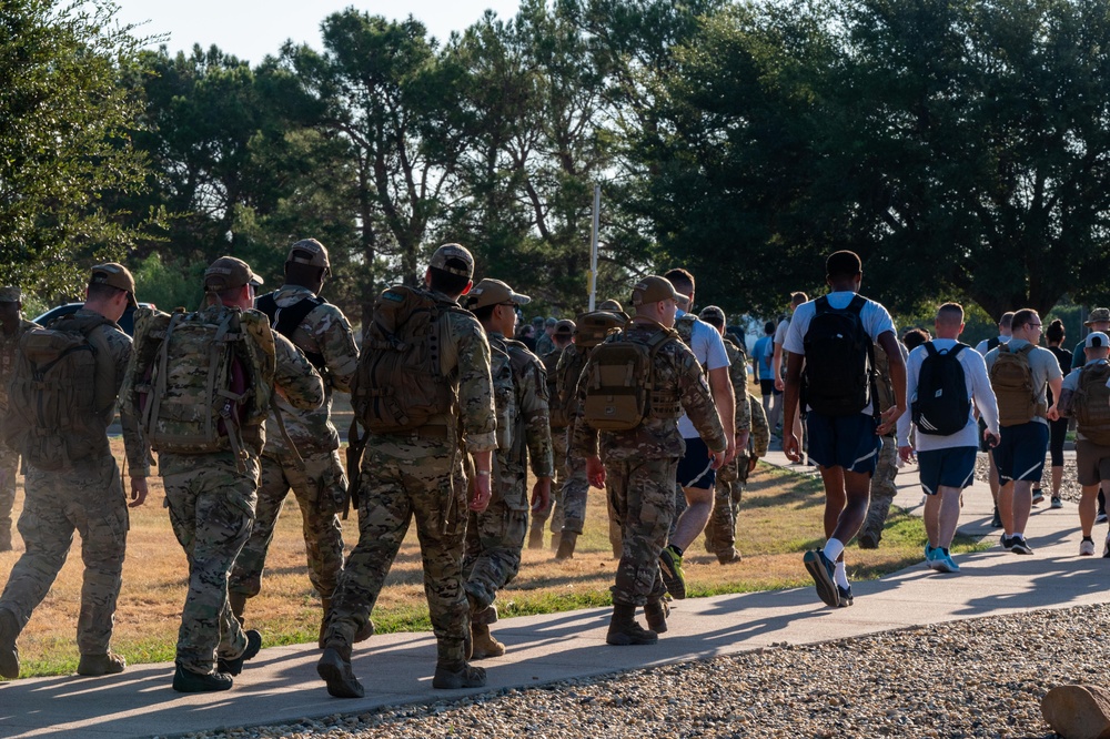 Never forget: Dyess hosts 9/11 memorial and ruck