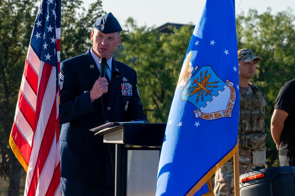Never forget: Dyess hosts 9/11 memorial and ruck