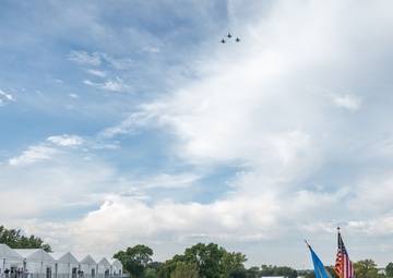 From Flightline to Fairway 114th FW Launches the Sanford International