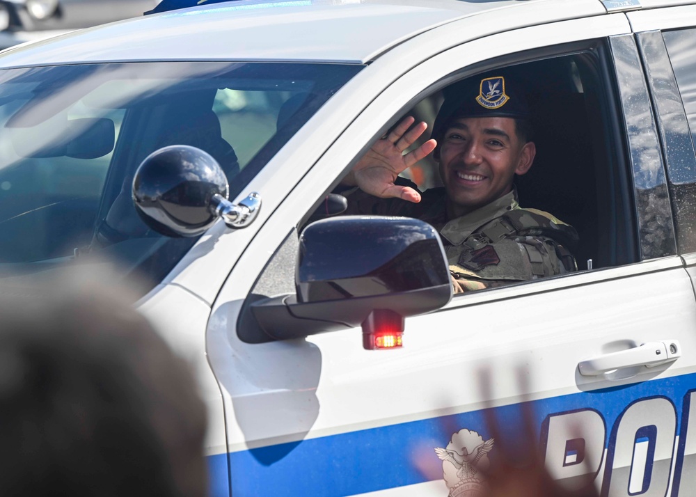 DM Airmen participate in First Responders Parade