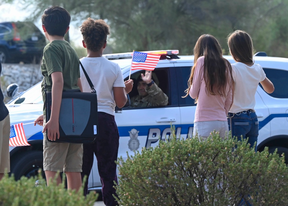 DM Airmen participate in First Responders Parade