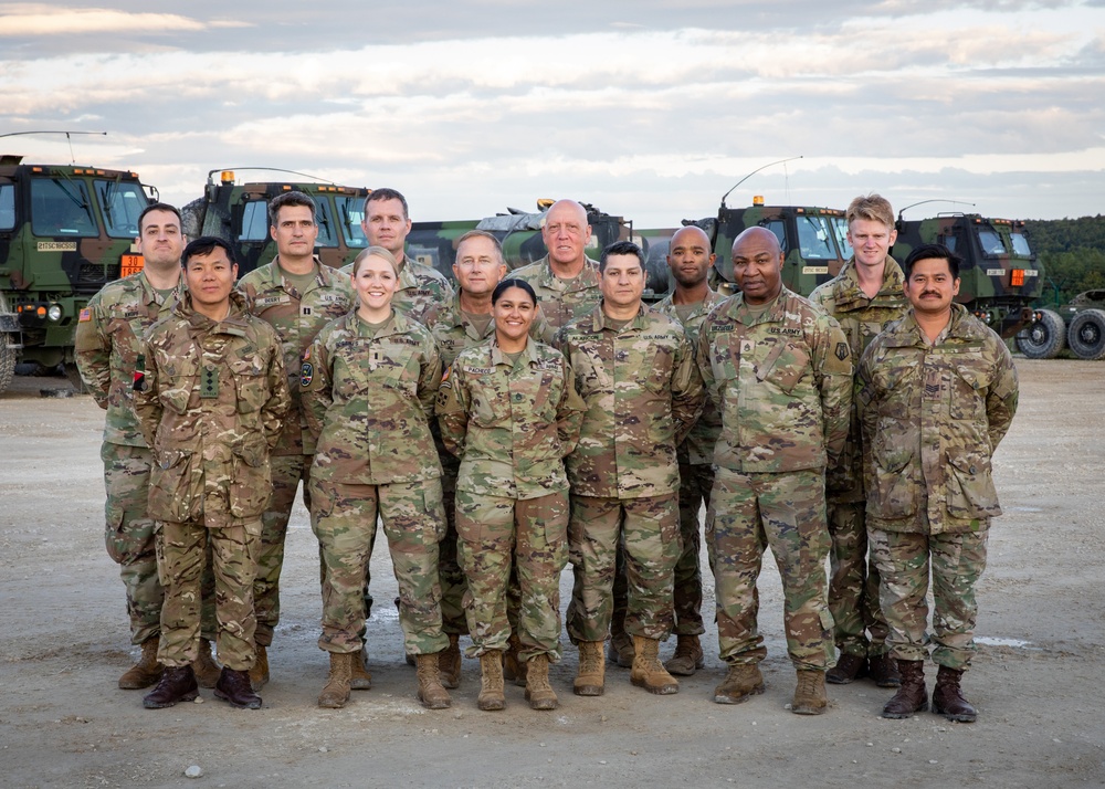 83rd CSSB Support Operations Group Photo during Saber Junction 2025