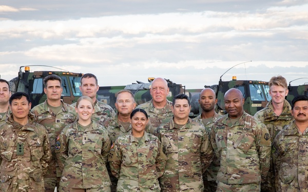 83rd CSSB Support Operations Group Photo during Saber Junction 2025
