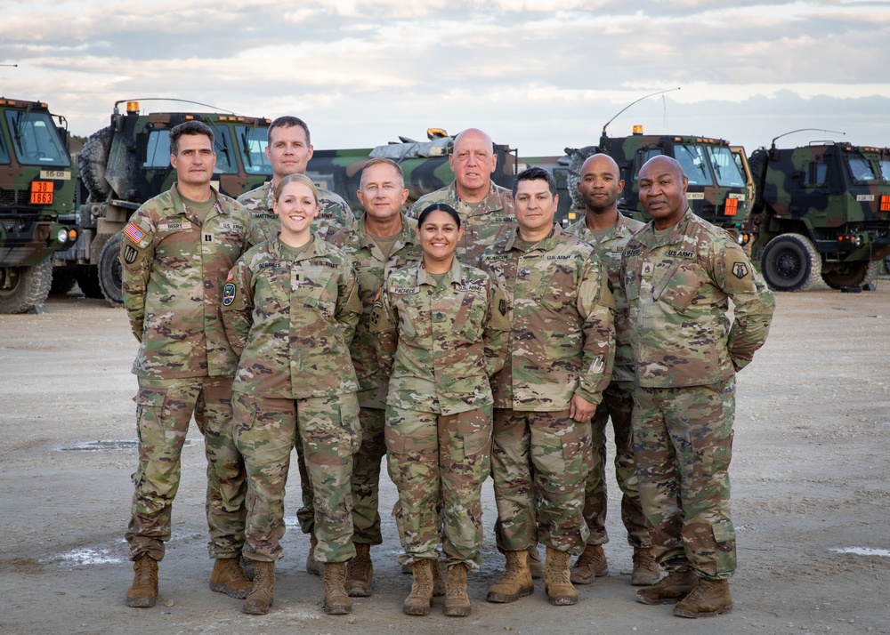 83rd CSSB Support Operations Group Photo during Saber Junction 2025