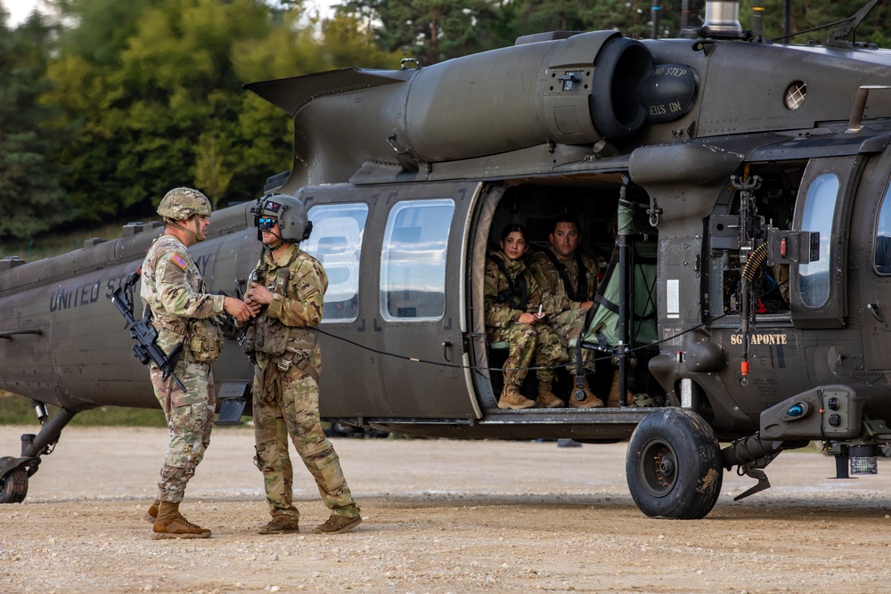 83rd CSSB Trains for Air Medevac During Saber Junction 2025