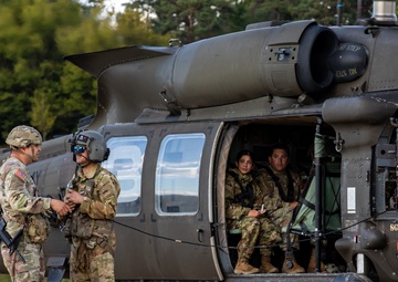83rd CSSB Trains for Air Medevac During Saber Junction 2025