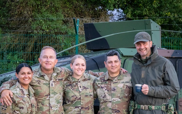 83rd CSSB Support Operations Group Photo during Saber Junction 2025